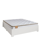 Cama Box Casal Queen Desmontável Com Colchão Molas Ensacadas