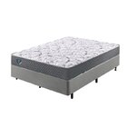 Cama Box Casal Reforçado 138x188x38cm E Colchão Adapto Molas