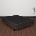Cama Box Casal Reforçado 138x188x38cm E Colchão Adapto Molas