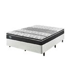 Cama Box Casal Reforçado 138x188x38cm E Colchão Gransleep Mol
