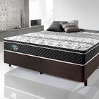 Cama Box Casal Reforçado 138x188x38cm E Colchão Gransleep Mol