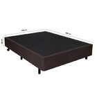 Cama Box Casal Reforçado 138x188x38cm E Colchão Gransleep Mol