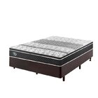 Cama Box Casal Reforçado 138x188x38cm E Colchão Gransleep Mol