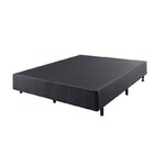 Cama Box Casal Reforçado Linho 138x188x38cm E Colchão Gransle