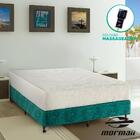 Cama Box Casal Rupestre + Colchão Massageador - Mormaii - Flu