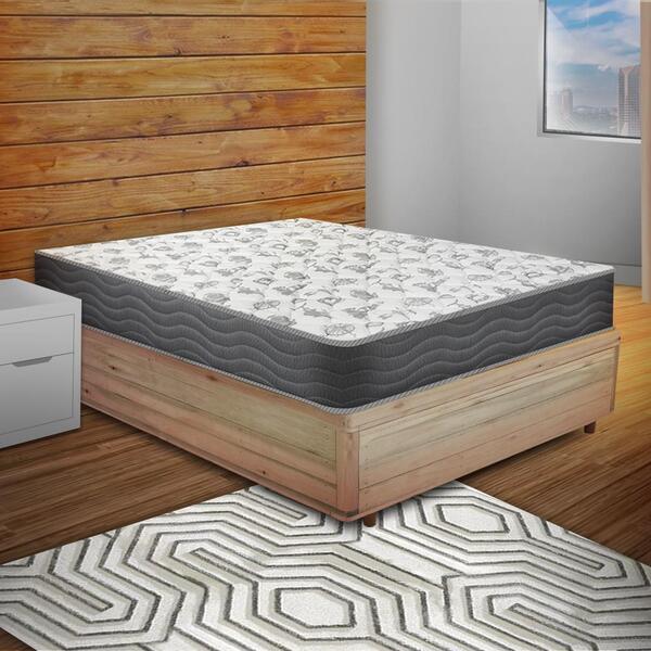 Cama Box Casal Colchão Espuma D33 Firme Duo 138x188x60cm 100kg por pessoa  no Shoptime
