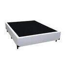 Cama Box Casal Sintético Branca - 27x138x188
