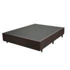 Cama Box Casal Sintético Marrom - 27x138x188