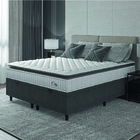 Cama Box Colchão Baú Casal Queen Molas Ensacadas City Pillow