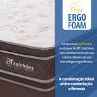 Cama Box Colchão Casal 100 Espuma Dupla Face Antialérgico 138