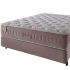Cama Box Colchão Casal 138cm Richesse Molas Ensacadas Rosa