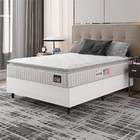 Cama Box Colchão Casal Espuma D33 Vangogh Pillow Top 138x188x