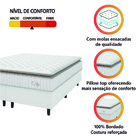 Cama Box Colchão Casal King Molas Ensacadas City Pillow Top 1