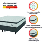 Cama Box Colchão Casal King Molas Ensacadas City Pillow Top 1