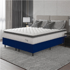 Cama Box Colchão Casal King Molas Ensacadas City Pillow Top 1