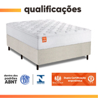 Cama Box Colchão Casal King Molas Ensacadas Real 193x203x65cm