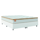 Cama Box Colchão Casal King Molas Ensacadas Real 193x203x65cm