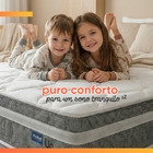 Cama Box Colchão Casal Molas Ensacadas Euro In Up 138x188x64c
