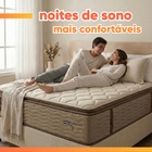 Cama Box Colchão Casal Molas Guarda Costas Max Pillow Top Pro