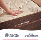 Cama Box Colchão Casal Ortopédico Firme Espuma D33 Antialérgi