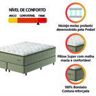 Cama Box Colchão Casal Queen Molas Guarda Costas Max Pillow T