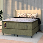 Cama Box Colchão Casal Queen Molas Guarda Costas Max Pillow T