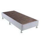 Cama Box Colchaõ Iso D28 Solteirão Ortobom Azul E Branco