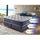 Cama Box Colchão King Size Molas Visco Gel Blue Seaanjos