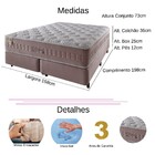 Cama Box Colchão Queen Richesse Molas Ensacadas 158cm