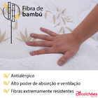 Cama Box Colchão Solteiro 100 Espuma Dupla Face Antialérgico