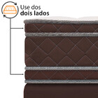 Cama Box Colchão Solteiro 100% Espuma Dupla Face Antialérgico