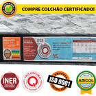 Cama Box Colchão Solteiro Espuma D28 Certificado 78x188x62cm