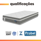 Cama Box Colchão Solteiro Molas Ensacadas Euro In Up 88x188x6