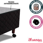 Cama Box Colchão Viuva Espuma D28 Certificado 128x188x62cm -