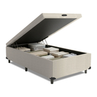 Cama Box Com Baú 0,79m Com 41cm De Altura Prince Branco