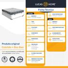 Cama Box Com Baú Casal + Colchão D33 Ortobom Iso 100 138 cm