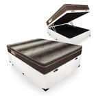 Cama Box Com Baú Casal + Colchão De Espuma D28 - Ortobom - Li