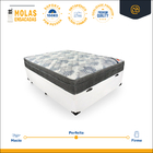 Cama Box Com Baú Casal + Colchão De Molas Ensacadas - Ortobom