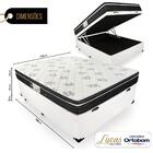 Cama Box Com Baú Casal + Colchão Ortobom De Molas - Physical