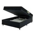 Cama Box Com Baú Casal Colchão Espuma 138x188x50cm Polar Bran
