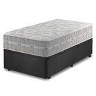 Cama Box Com Baú Preto + Colchão Solteiro Molas Ensacadas Ala