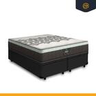 Cama Box Com Baú Queen + Colchão De Molas Ensacadas - Gazin -
