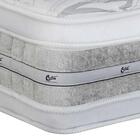 Cama Box Com Baú Queen Branca + Colchão De Molas Ensacadas -