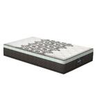 Cama Box Com Baú Solteiro Branca + Colchão De Molas Ensacadas