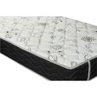 Cama Box Com Baú Solteiro+colchão De Molas 88x188x64cm Preto