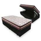 Cama Box Com Baú Solteiro King + Colchão De Molas - Anjos - C