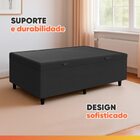 Cama Box Com Baú Solteiro Prince Preto