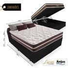 Cama Box Com Baú Super King + Colchão De Molas - Anjos - Clas