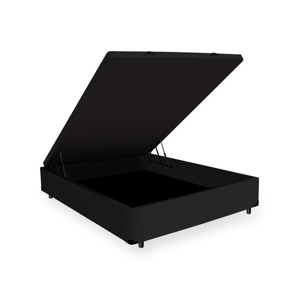 Cama Box Com Baú Viúva 128cm