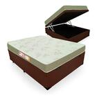 Cama Box Com Baú Viúva + Colchão De Espuma D33 - Castor - Sle